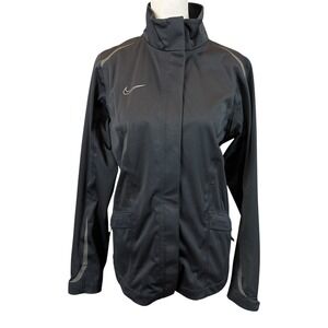 Nike Golf Storm-FIT 10 Jacket Womens Small Black Waterproof Full Zip Activewear